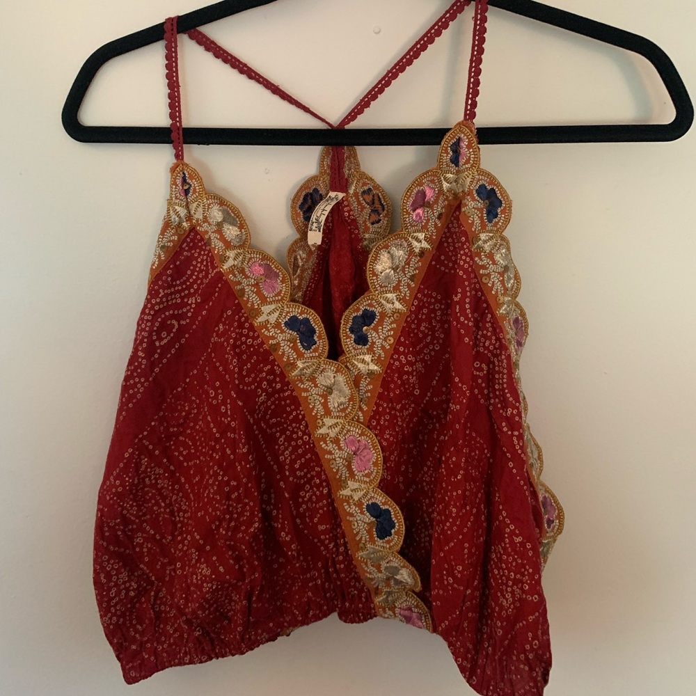 Free People Pink Tank Top, Size Medium